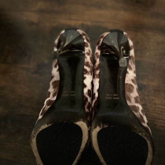 🐆 Giuseppe Zanotti Calf Hair Pumps Size 11 IT 41 Leopard fur MSRP $775ish - Picture 5 of 9